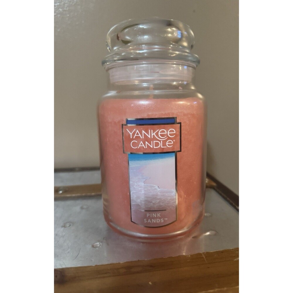 Yankee Candle Original Classic Large Jar Single Wick Candle 22 oz Pink Sands